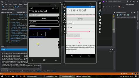 Xamarin Forms Basic Controls And Event Handling YouTube