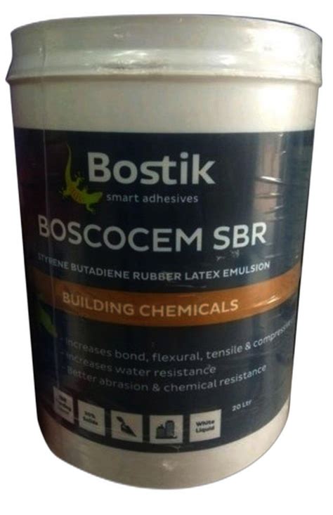 Bostik White Integral Waterproofing Compound Liquid Packaging Size
