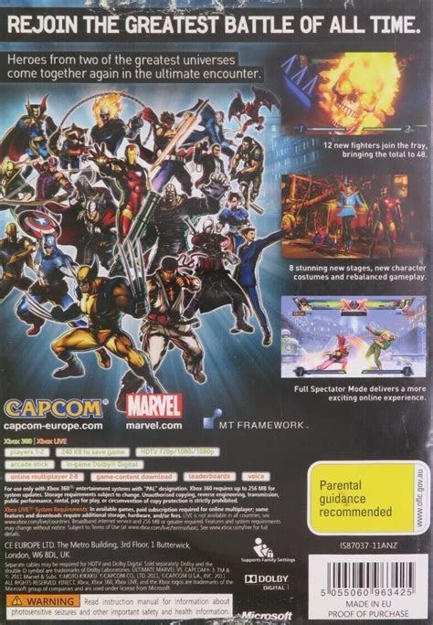 Ultimate Marvel Vs Capcom 3 Box Shot For Playstation 4 Gamefaqs