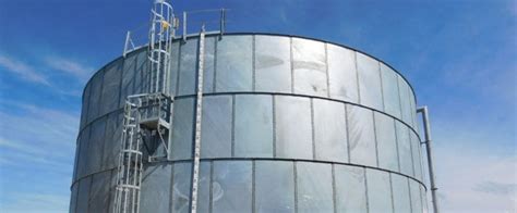 Galvanized Tanks Are Used For The Storage Of Oil And Gas Fire Water
