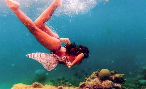 Gopro Underwater Camera Philippines Beautiful Bikini Girl Swimming Underwater GoPro Video Of