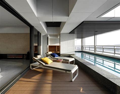 Apartment In Luxury Residential Tower In Tamsui City Taiwan Interiorzine