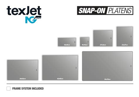 Texjet Ng Series Printers Platen Options And Applications