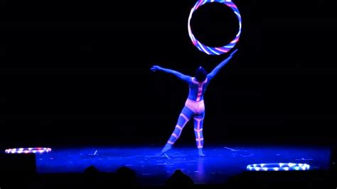 Led Glow Hula Hoop Performer Youtube