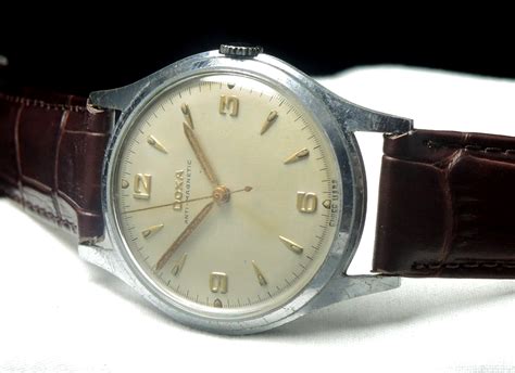 35mm Vintage Doxa Watch With Explorer Dial Vintage Portfolio