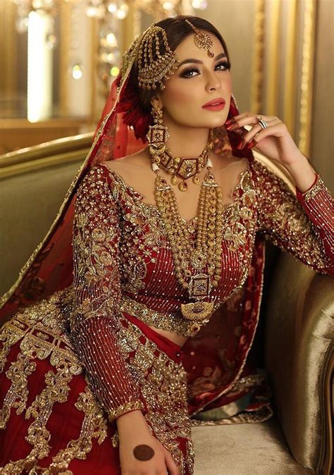 Pakistani Traditional Bridal Dress Indian Bridal Wear Red Bridal