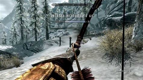 Tes V Skyrim How To Level Archery To 100 Fast Youtube