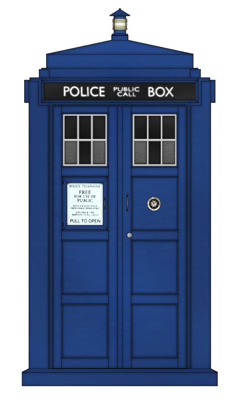 2013 Digital Drawing Of Smiths Series 7 Tardis By Fusionfall550 On