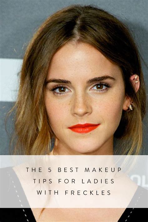 The 5 Best Makeup Tips For Ladies With Freckles Freckles Makeup Best