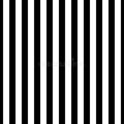 Black And White Stripe Seamless Pattern Background In Vertical Style