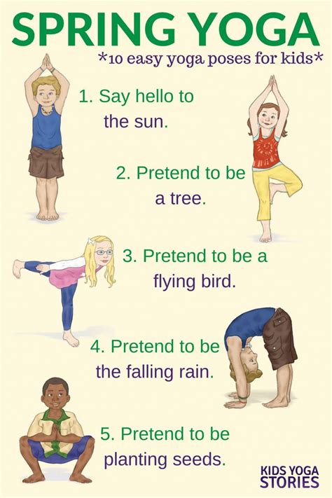Yoga For Preschool Age With Images Kids Yoga Poses Yoga For Kids