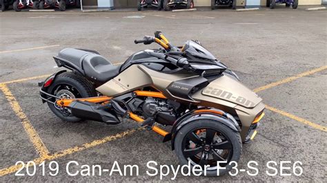 Can Am Spyder F3 S Special Series Se6 2019 Can Am Spyder 56 Off