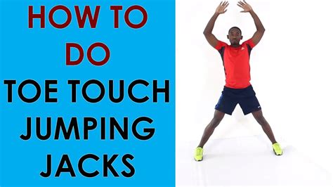 How To Do Toe Touch Jumping Jacks Exercise Of The Day 3 Youtube
