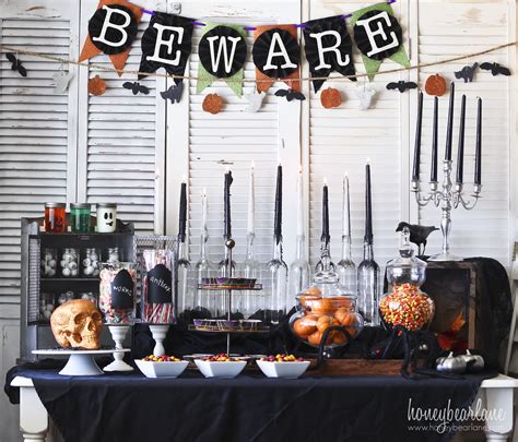 Spooky Halloween Party Set Up