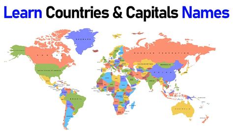 World Map With Countries And Capitals Labeled Campus Map Sexiz Pix
