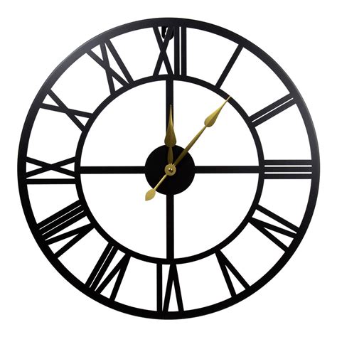 Kiera Grace Round Antique Lee Decorative Metal Wall Clock 235 X 235