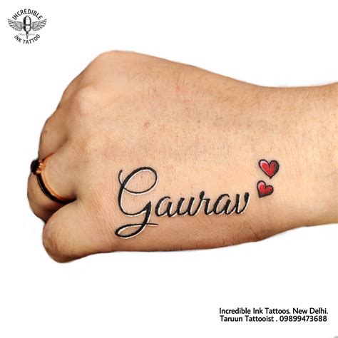 Gaurav Name Tattoo In 2023 Name Tattoo Ink Tattoo Tattoos