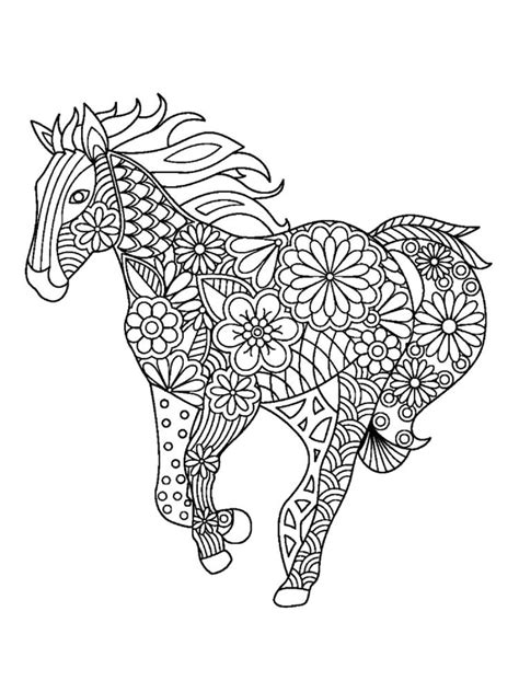 Perfect Horse Mandala Coloring Page Download Print Or Color Online