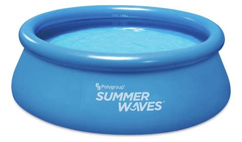 Buy Polygroup Summer Waves 8ft Quick Up Paddling Pool Pools And Paddling Pools Argos