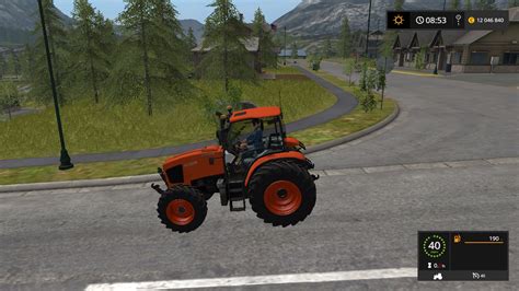 Farming Simulator 17 Kubota M135 Gx V1000
