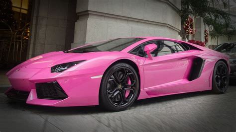 Bright Pink Lamborghini Aventador Youtube