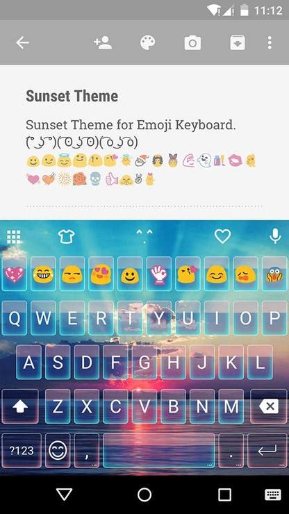 Sunset Emoji Keyboard Theme Free Download And Software Reviews Cnet