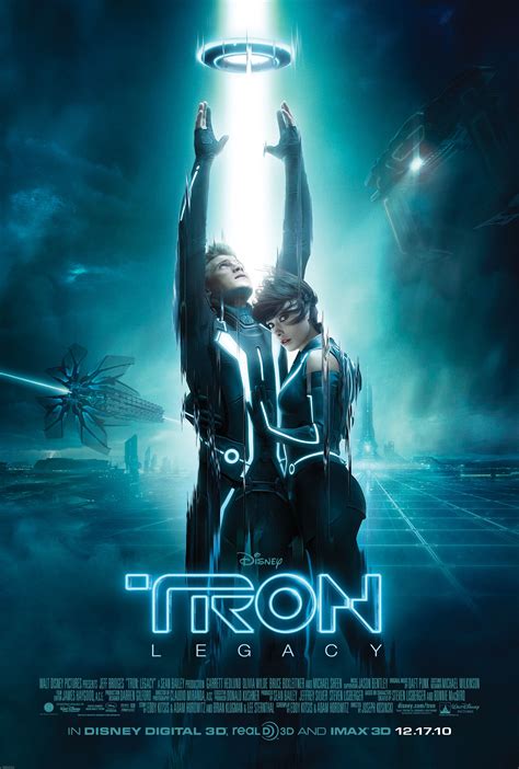 Tron Legacy Tribute Poster Featuring Olivia Wilde And Garrett Hedlund
