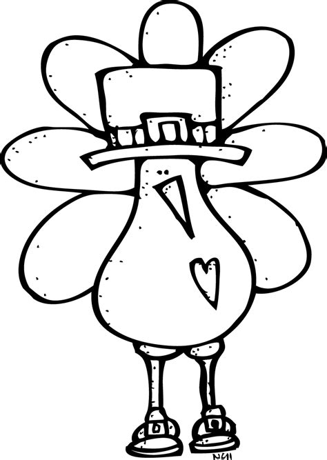 Bee With Turkey Clipart Black And White