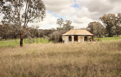 Dilapidated Australiana Bush Homestead Stock Image Colourbox