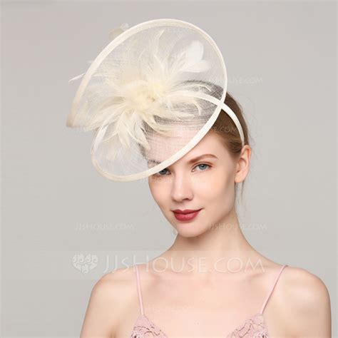 ladies exquisite cambric feather with feather fascinators kentucky derby hats 196154311 jj