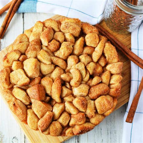Monkey bread is a sweet and sticky pastry that is basically served for breakfast, but it also makes a great treat for a get together or a dinner party. Monkey Bread With 1 Can Of Buscuits - Monkey Bread for Two ...