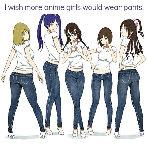 Images Of Anime Girl With Jeans