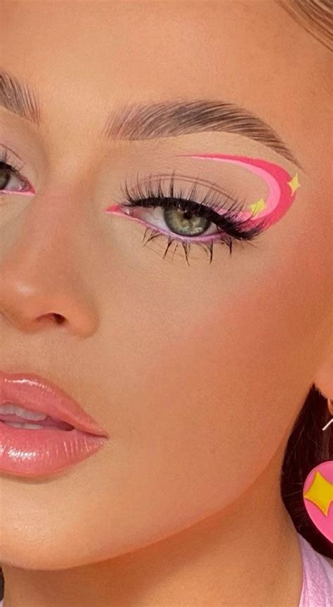 Creative Eye Makeup Art Ideas You Should Try Pink Milky Way