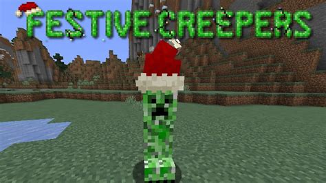 Festive Creepers Mod For Minecraft 1164 Christmas Creepers