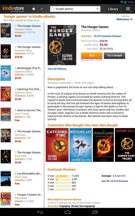 Kindle books you have purchased on amazon will automatically appear in your app. Amazon.com: Kindle for Android: Appstore for Android