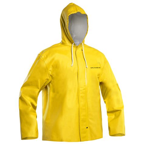 Grundens Clipper 82 Hooded Jacket Yellow Seattle Marine
