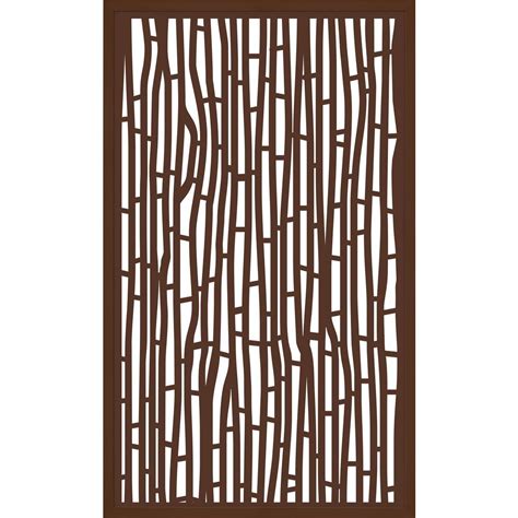 New retractable garden fence expandable home decoration privacy wood artificial. Modinex 5 ft. x 3 ft. Framed Espresso Brown Decorative ...