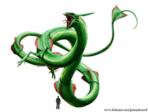 Realistic Rayquaza On Behance