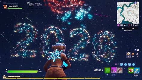 Fortnite New Year Event 2020 Gameplay Happy New Year Youtube