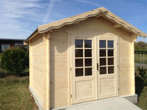 Cet abri de 15 m² (3x5 m) est produit de manière à vous permettre un montage facile! Abri de jardin en bois 9 m² en 34 mm - MARIN ECO BOIS