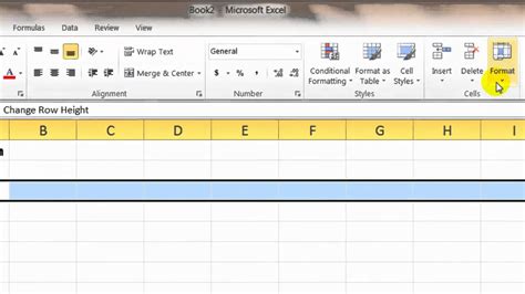 Changing Column Width And Row Height In Excel Bc116a 2010
