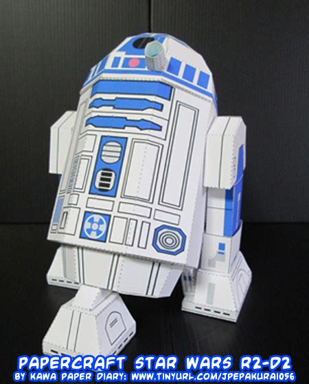 Ninjatoes Papercraft Weblog Papercraft Star Wars R2 D2