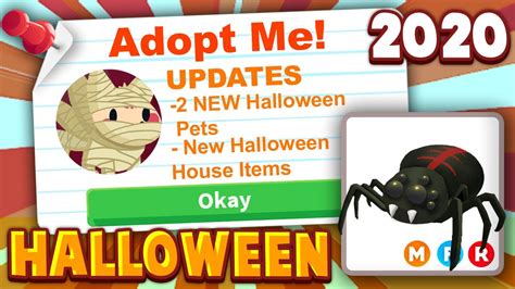 Robux* adopt me codes 2019 free halloween pets! *NEW* 2020 Halloween Pets In Adopt Me! Roblox Adopt Me ...