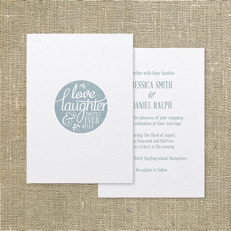 Happily Ever After Wedding Invitation By Paperhappy