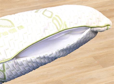 Sleeping on memory foam pillows can provide pressure relief if you suffer from neck and shoulder pain. Luxury V- Shaped Bamboo memory foam pillow - Coastal Linen ...