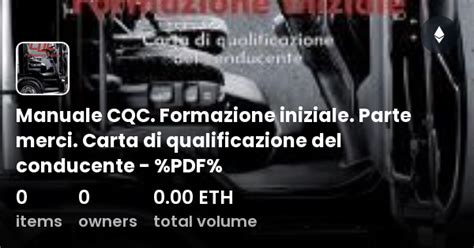 Manuale Cqc Formazione Iniziale Parte Merci Carta Di Qualificazione Del Conducente Pdf