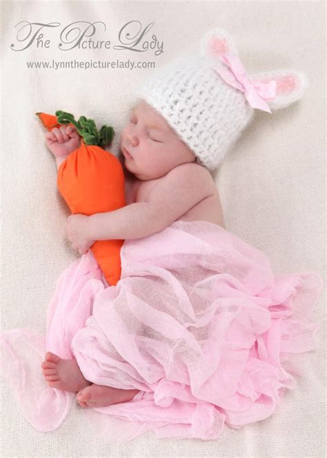 Baby Bunny Hat Newborn Bunny Hat With Bow Baby Girl Bunny Etsy