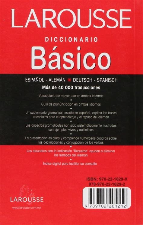 Larousse Diccionario B Sico Espa Ol Alem N Deutsch Spanisch Mercado Libre 48180 Hot Sex Picture