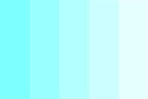 Shades Of Cyan Color Palette