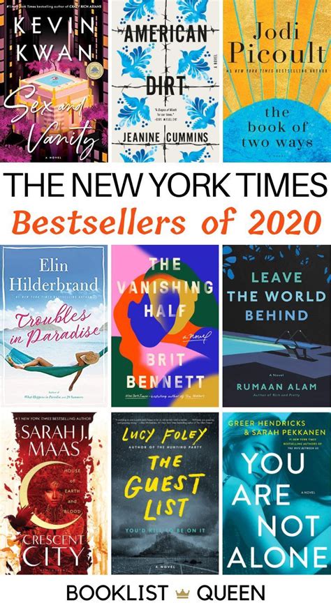 The Complete List Of New York Times Fiction Best Sellers Fiction Best Sellers Book Club Books